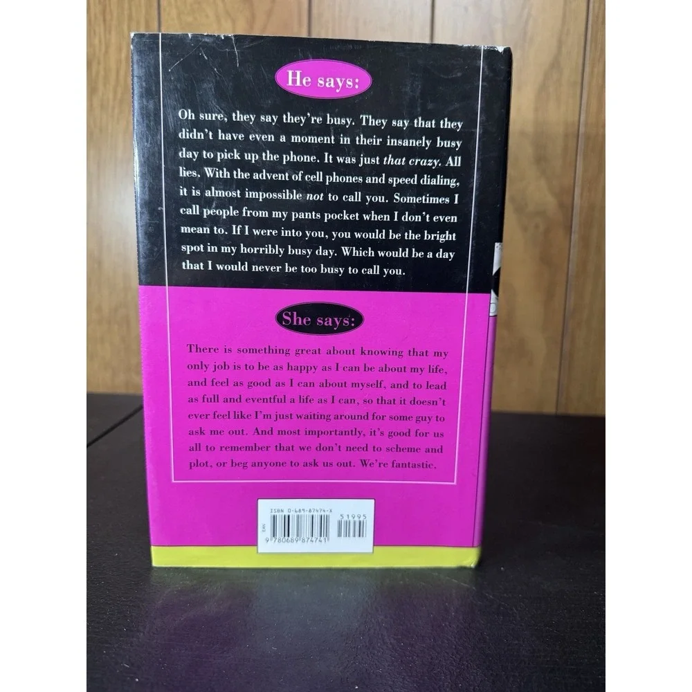 He's Just Not That Into You by Greg‎ Behrendt and Liz Tuccillo (Hardcover book)